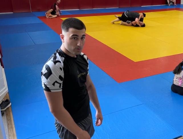 Ege Mutlu on the grappling mat